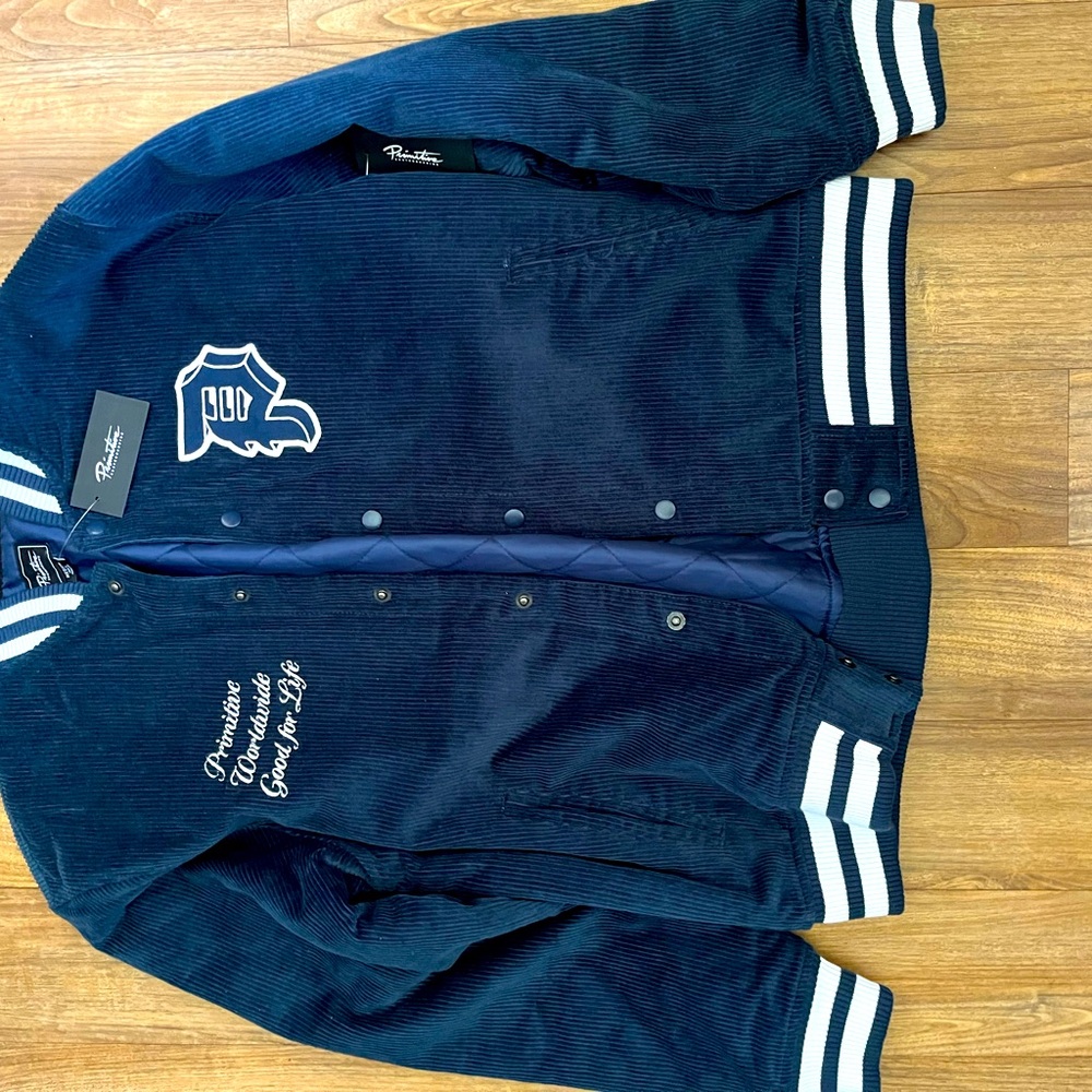 Zumiez Corduroy varsity jacket size: Medium
 Mens